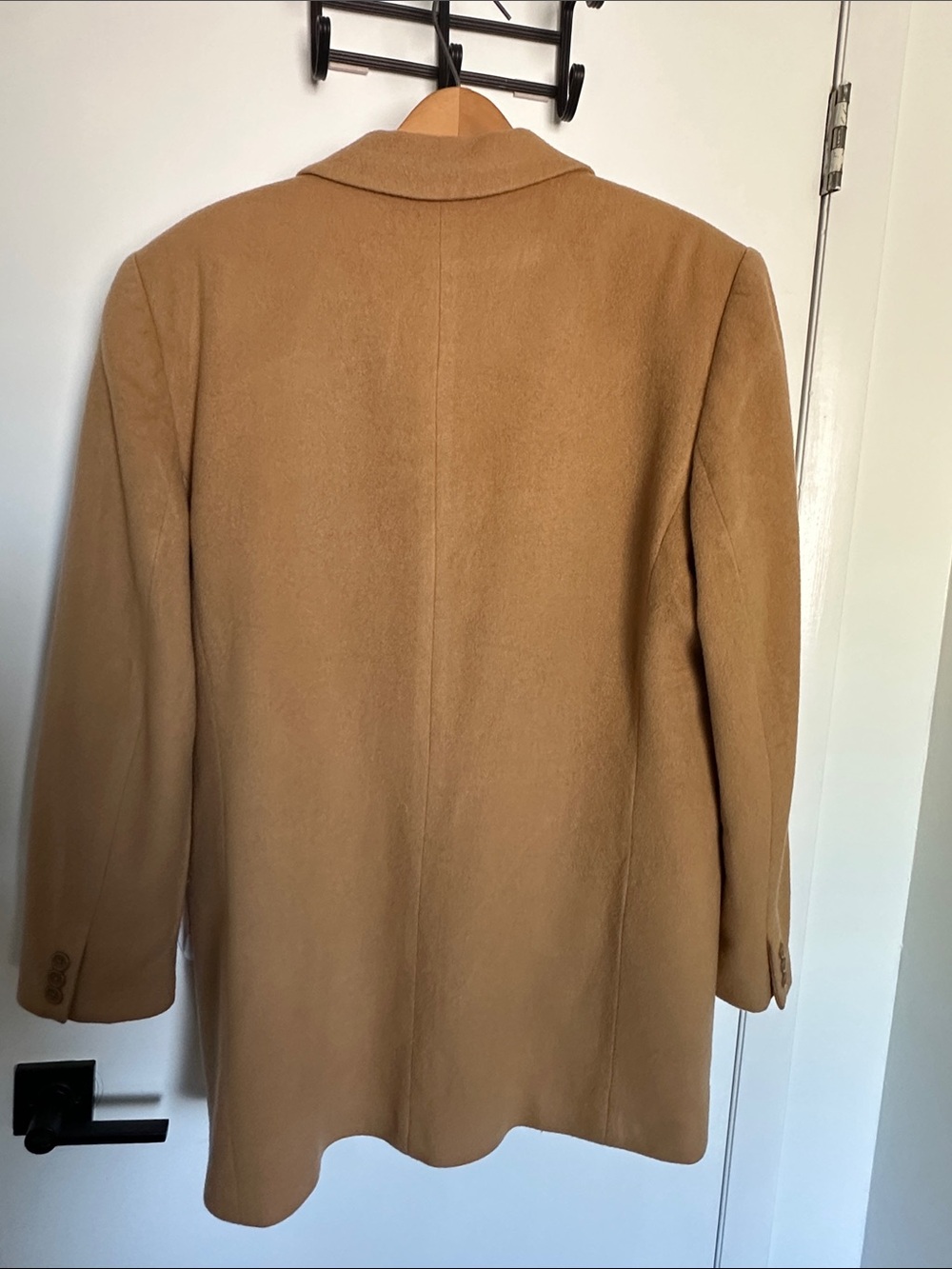 Vintage 1980s Camel Wool Blazer - Picture 2 of 6